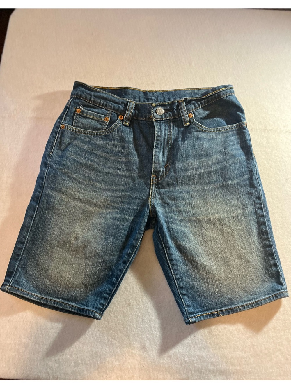 Classic Women’s Levi Denim Shorts - Blue size 30